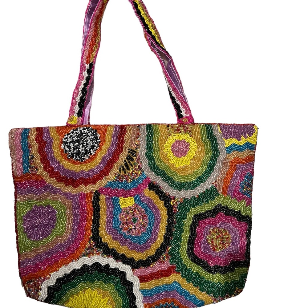 Beaded handbag